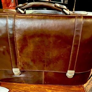 Vintage Leather Laptop Bag